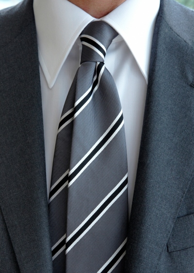 TREND GREY ストライプ