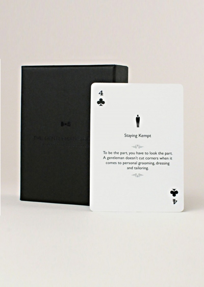 Gentleman's Card Deck