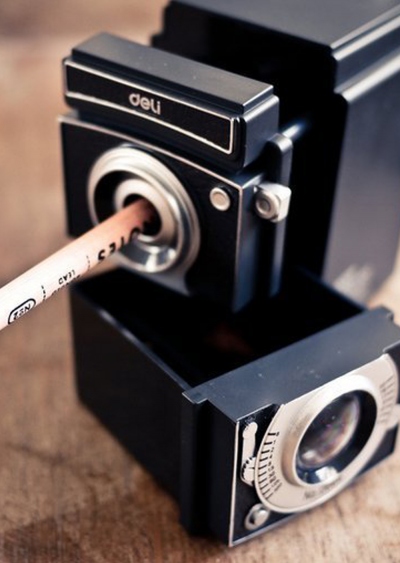 Vintage Camera Pencil Sharpener