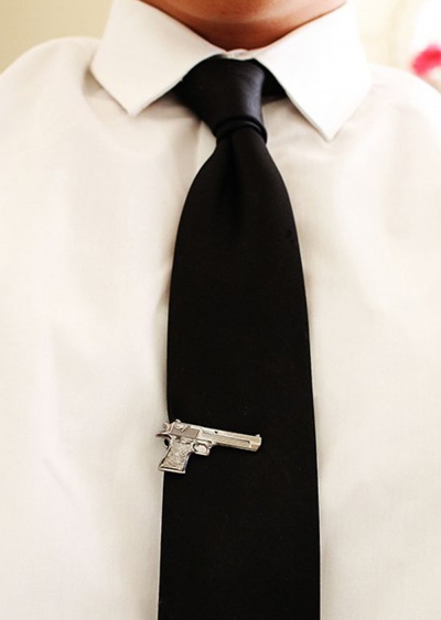 Gun Tie Clip