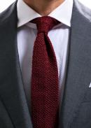 新品未使用タグ付 TIE YOUR TIE ニット ネクタイ ボルドー ボルドー ニットタイ | TIE STATION【タイステーション】