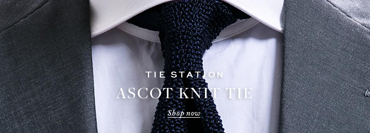 ネクタイ ASCOT KNIT TIE