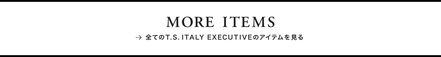 MORE ITEMS 全てのT.S. ITALY EXECUTIVEのアイテムを見る